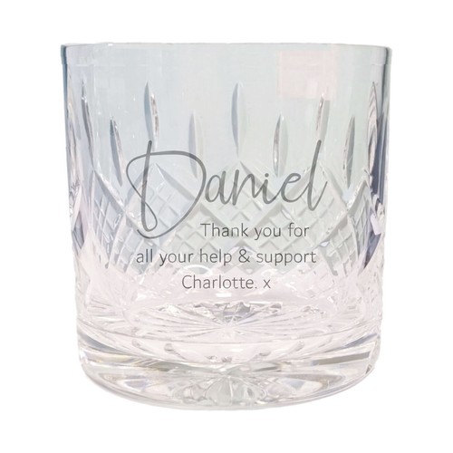 Personalised lead crystal - personalised,