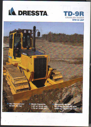 Dressta crawler dozer - "td-9r",