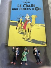 HERGE Les Aventures de TINTIN Plaque Wall Hanging Art Comic & 3 Bully Figures