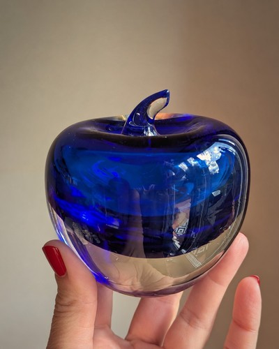 Vintage cobalt blue glass - cobalt,
