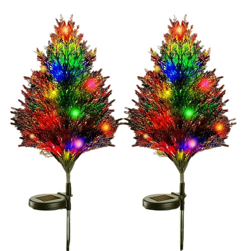 Twinkling solar christmas tree - twinkling,