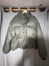 Zara men khaki green puffer - zara,