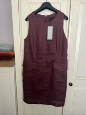 Ladies Next Burgundy Linen