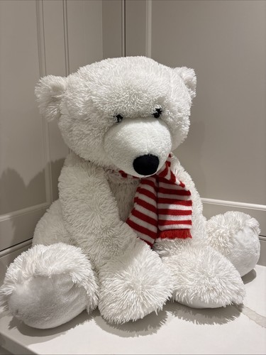Polar bear huge softie toy - bear,