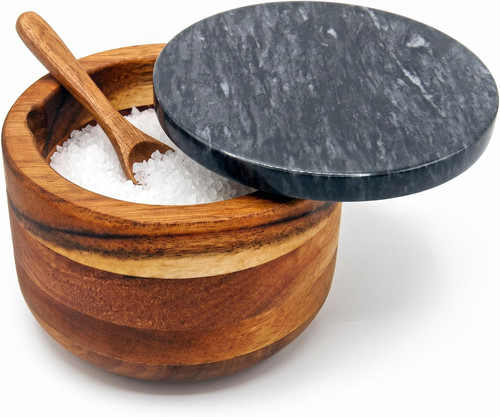 Acacia wood salt - acacia,