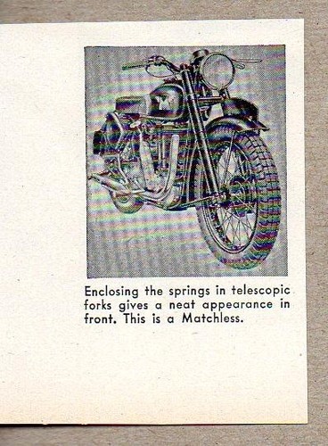 1947 magazine photo - photo, matchless