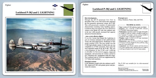 Lockheed 38j lightning - lockheed,