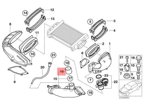 Genuine hose mini cooper r52 - cooper,