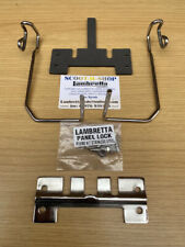 LAMBRETTA GP -DL SIDE PANEL CLIPS & BRACKET - FIXING KIT - STAINLESS STEEL.