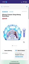 Disney Frozen Sing-Along Boombox- Karaoke Microphone  kids Toy