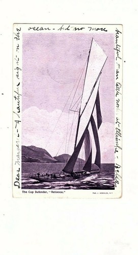 Yacht racing cup defender - racing,