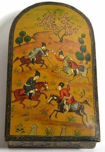 Antique papier mache middle - papier,