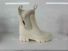 LADIES GIRLS SHORT FASHION ANKLE WELLINGTON BOOTS PLAIN & PATTERNED RAIN WINTER