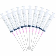 10 x 10ml syringe with blunt 10cm long needle for refill ink CISS and cartridges