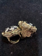 2Pcs Large Tibetan Silver