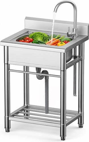 Stainless steel utility sink - utility,