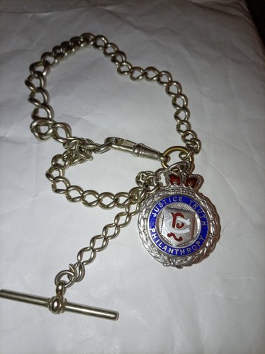 Antique sterling silver albert - antique,
