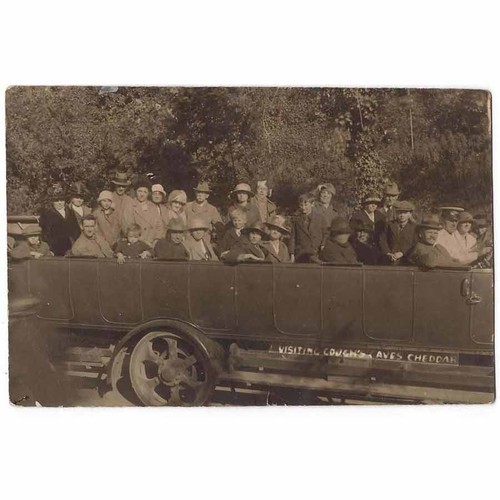 Charabanc tourists visiting - charabanc, of