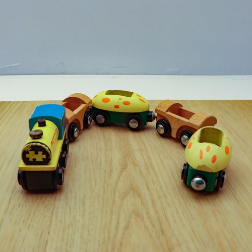 Wooden train track - track, with