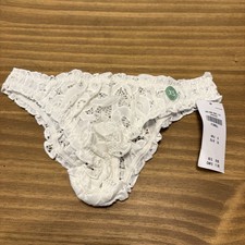 Gilly Hicks White Lace Ruffle