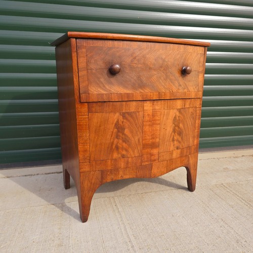 Edwardian bow front - front, flame