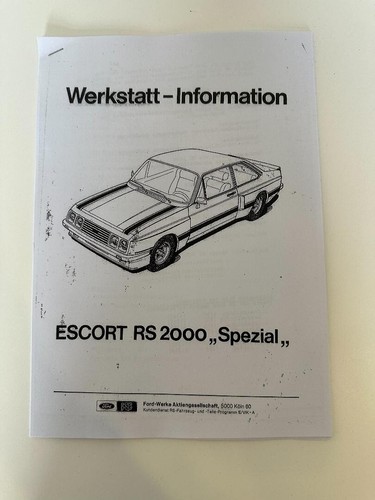 Ford escort rs2000 mk2 rallye - ford,
