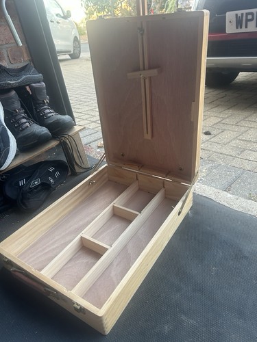 Wooden artist box - wooden,