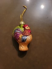 Old World Christmas Rooster