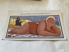 DE&S Ltd No 32 Funny Seaside Postcard Vintage