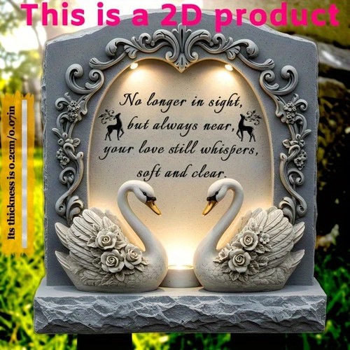 Acrylic flat memorial - acrylic,