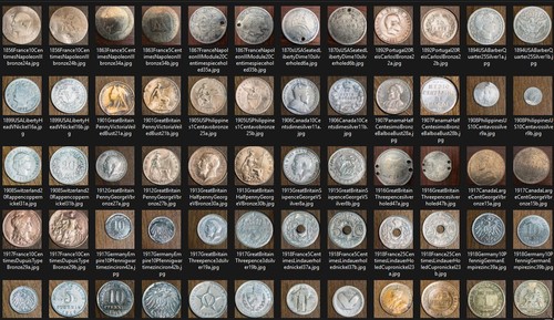 World coin collection - world,