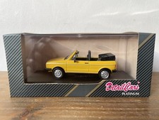 RARE DETAIL CARS PLATINUM VOLKSWAGEN VW GOLF CONVERTIBLE MK1 MODEL CAR 1:43