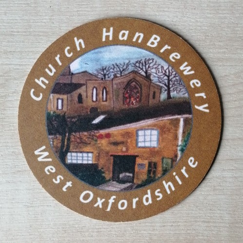 Church han brewery beer mat - brewery,