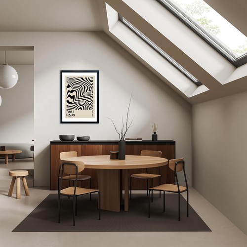 50x70cm large black poster - large,