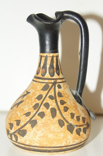Vintage hand painted greek - a,