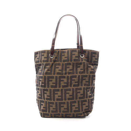Fendi tote bag brown leather - tote,