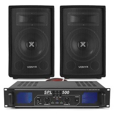 Vonyx SL8 DJ Amplifier And