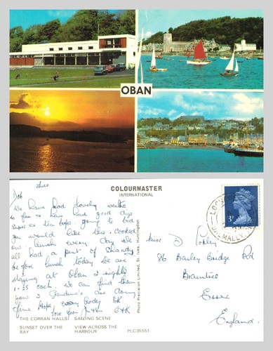 Vintage postcard oban - postcard,