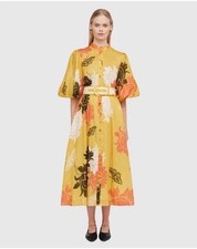Leo Lin Yellow Valentina Silk