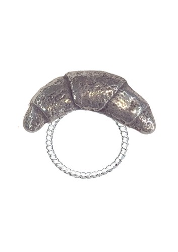 Z25 croissant pin brooch drop - pin,