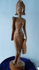 Hand-Carved Balinese Lady