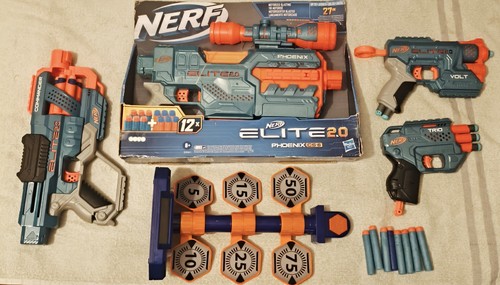 Nerf blue blaster bundle - nerf,