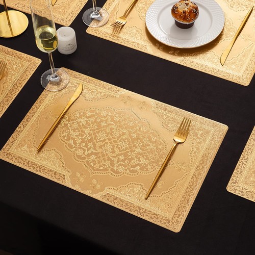Plastic shining table mats for - table,