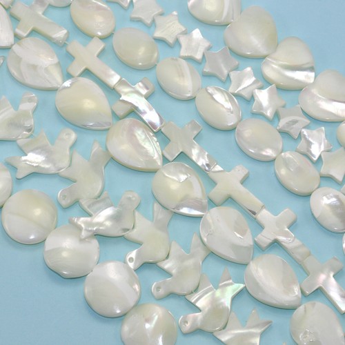 Mother pearl beads - pearl,
