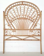 Mid Century Rattan Peacock