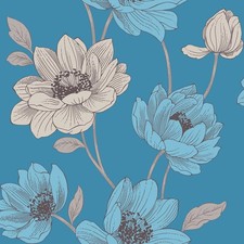 Sophie Conran Bohemia Teal Wallpaper by Arthouse 612903