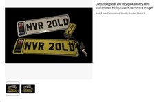 Mobility Scooter Number Plates