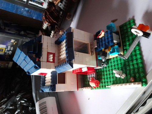 Lego house with - with, garage