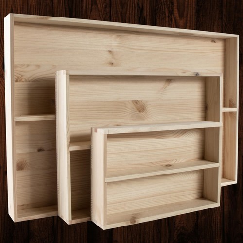 Set shallow wooden - set, 3