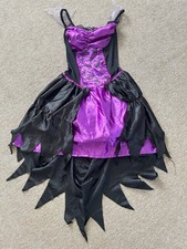 Girls Fancy Halloween witch Fancy Dress Costume Age 8-10 Years